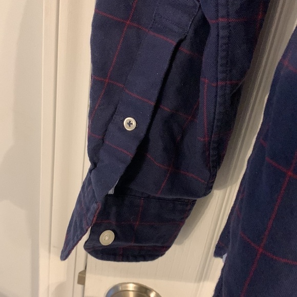 Bonobos Size M Slim Fit Navy/red Plaid windowpane - Picture 14 of 14